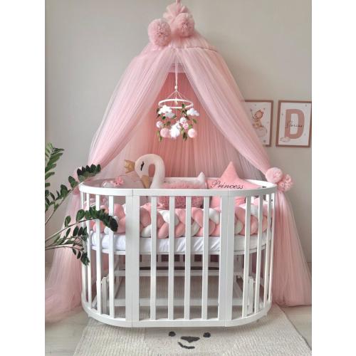 Baldachin ONLY ,Crib decor,playroom, baby gifts, baby shower , ceiling crib canopy, pink play tent, baby room decor , baby bed curtains.