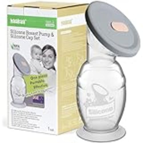 Amazon.com : Haakaa Manual Breast Pump with Base 5.4oz/150ml : Baby