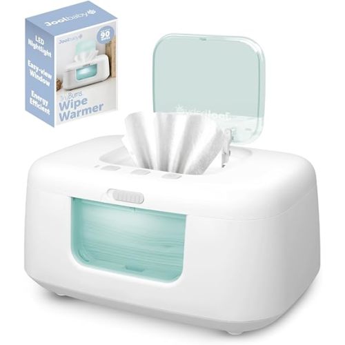 TinyBums Baby Wipe Warmer & Dispenser with LED Changing Light & On/Off Switch - Jool Baby