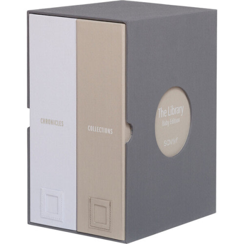 The Library Baby Keepsake Box, Slate