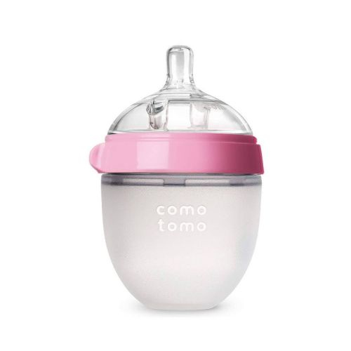 Comotomo Silicone Bottle 5-oz - Pink