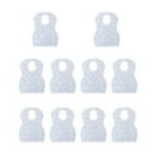 unbranded 10 Pcs Sack Safe and Comfortable Baby Bibs Random Style Newborn