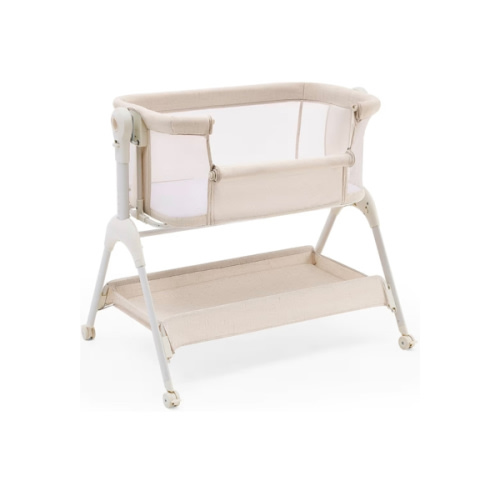 HARPPA Cuddly Sway | 3-in-1 Rocking Baby Bassinet & Bedside Sleeper with Anti-Reflux Mattress for Newborns | Attaches to Bed, Adjustable Height, Tool-Free Setup, Portable Wheels, CPSC Certified, Gentle Rocking Motion | Ideal for Infants, Safe Co-Sleeping
