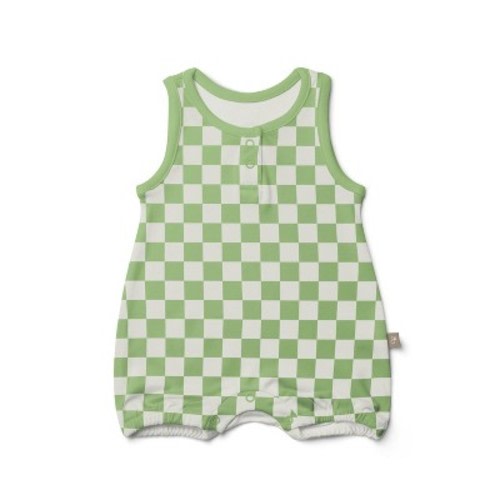 Goumi Quick Change Romper - Cabana Green 0-3m