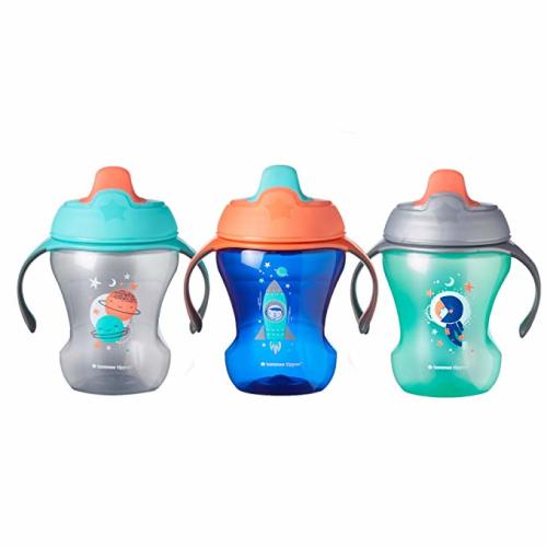 Tommee Tippee Infant Trainer Sippee Cups, Boy - 7+ months, 8oz, 3 pack - Blue - 3 Pack