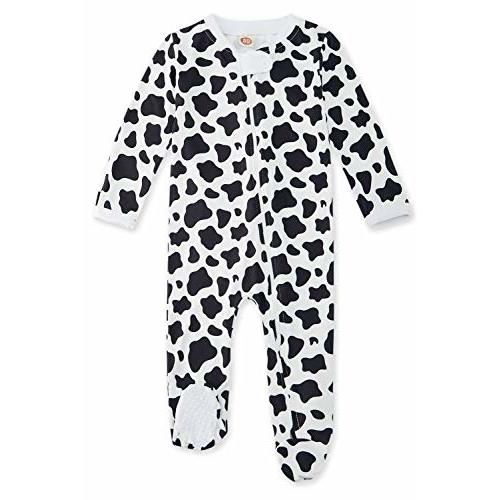 UNIFACO Baby Girls Boys Footed Pajamas One-Piece Sleeper Snug Fit Sleep and Play Zip Front Footie Romper 0-12 Month