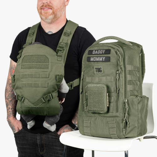 Daypack Diaper Bag & Baby Carrier Bundle - Durable, Versatile Gear – Tactical Baby Gear