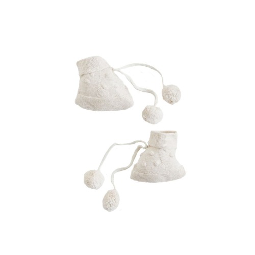 Premium Cotton My First Knit Booties Unisex for Infant