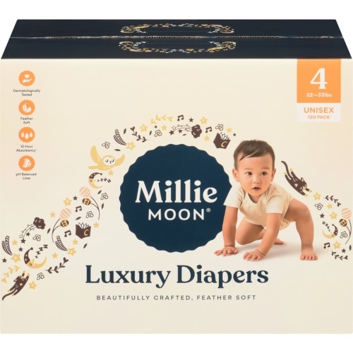 Luxury Diapers 4 22-33lbs Unisex