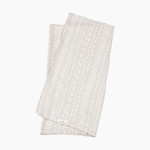 Loulou Lollipop Bamboo Muslin Swaddle - Grey Mudcloth