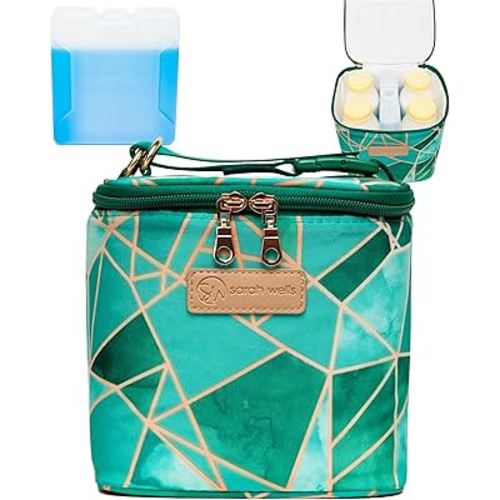 Sarah Wells Cold Gold Breastmilk Cooler with Ice Pack