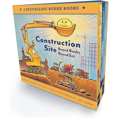Construction Site Board Books Boxed Set (Goodnight, Goodnight, Construc)