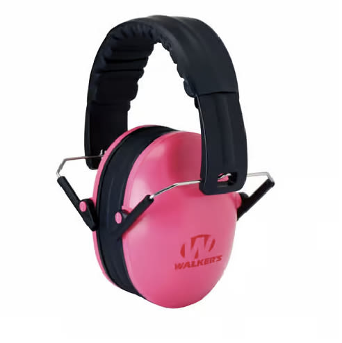 Walker's 23 dB Foam Baby & Kid's Folding Ear Muffs Pink 1 pk