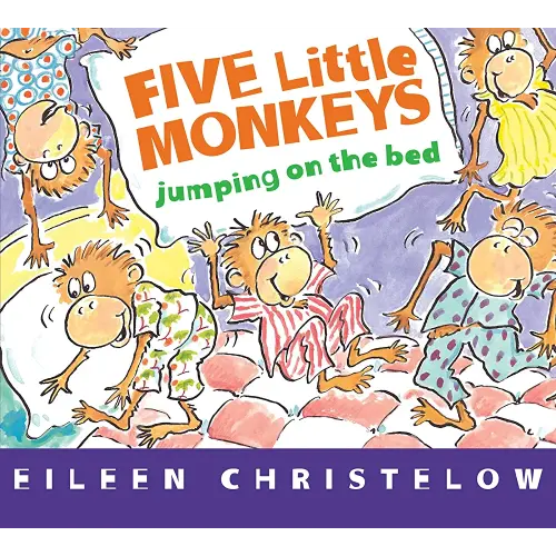 Five Little Monkeys Jumping on the Bed Board Book (A Five Little Monkeys Story)