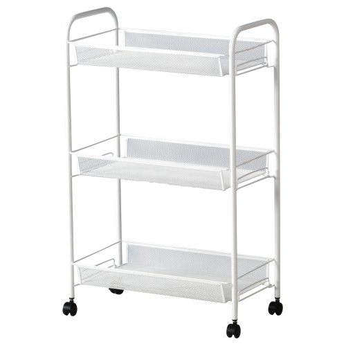 HORNAVAN Cart - white 10 1/4x18 7/8x30 3/8 "