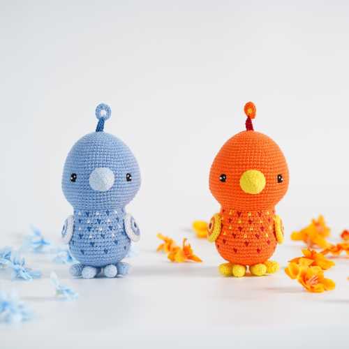 Crochet Phoenix: Handmade Amigurumi Plush Toy