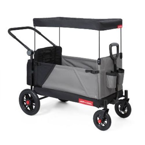 Radio Flyer Folding All Terrain Venture Kid and Cargo Stroller Wagon: Steel & Polyester Frame