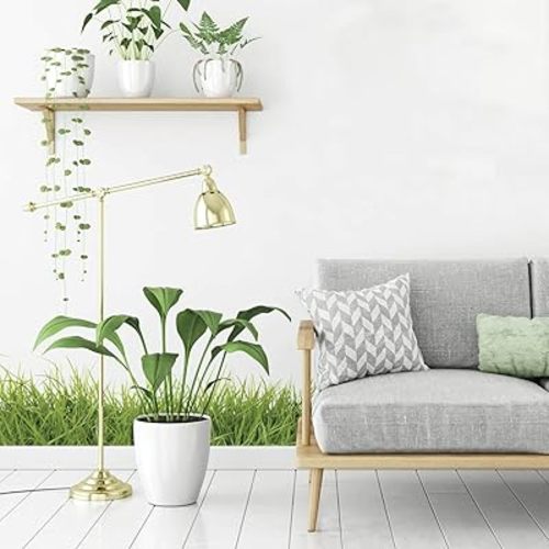 RoomMates RMK3858GM Grass Peel and Stick Giant Wall Decals, Green