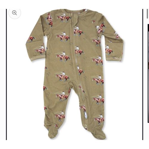 Roper Footed Jammies – Cowkid Clothing Company