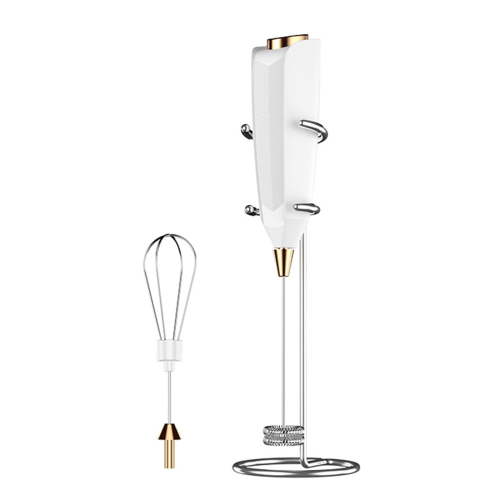 Electric Milk Frother Automatic Whisking Tool with Stainless Steel Whisk Heads for Coffee Latte Cream and Baking