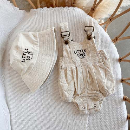 Corduroy 'Little Love Club' Bundle - Cream