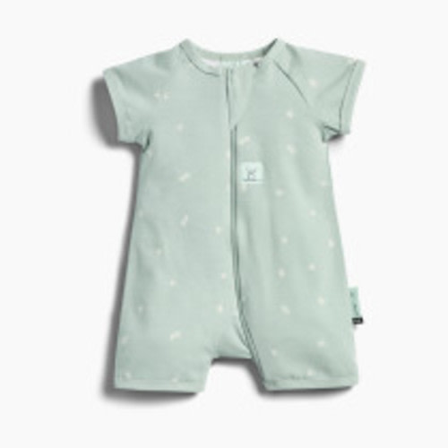 ergoPouch Short Sleeve Romper 0.2 TOG - Sage, 03-06 Months