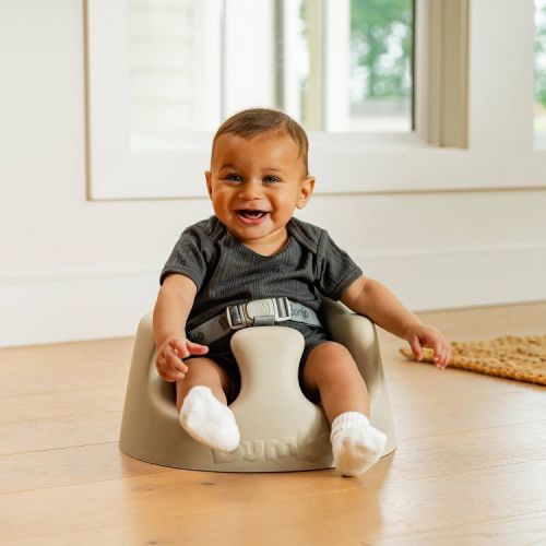 Bumbo Floor Seat PLUS+ with Tray Infant Positioning Seat - Taupe
