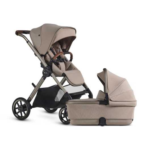 Silver Cross Reef 2 Multi-terrain Modular Stroller + Bassinet Bundle - Frappe