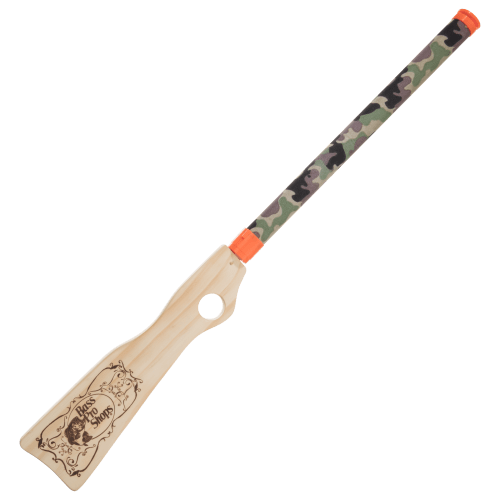 Bass Pro Shops Wooden Camo Pop Gun for Kids - Green Camo