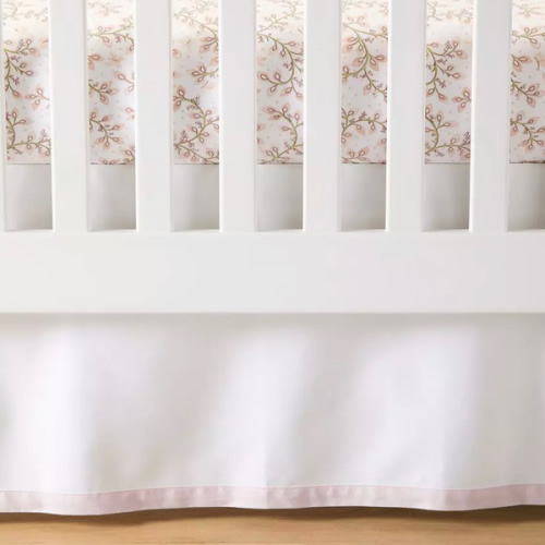 Borderline Crib Skirt | Serena and Lily