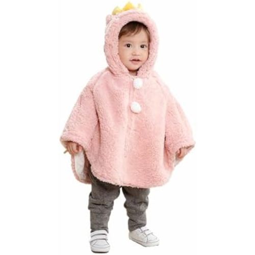 Baby's Car Seat Poncho Cute Toddler Hooded Poncho Cloak Coat Cape Coat Snowsuit Warm Poncho Shawl Poncho 0-3Years