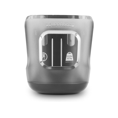 UPPAbaby Cup Holder for Vista, Cruz, Minu Strollers - Quick, Intuitive Attachment + Removal - Securely Holds Various Size Beverages - BPA Free + Dishwasher Safe - Folds Attached
