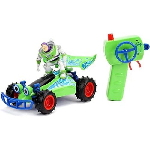 Jada Toy Story Turbo Buggy RC Buzz Lightyear 1 24 Scale Remote Control Car with Turbo Boost 2.4GHz USB Rechargeable Toys