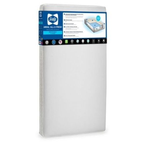 Sealy Airial Breathable 2-stage Crib Mattress And Toddler Mattress