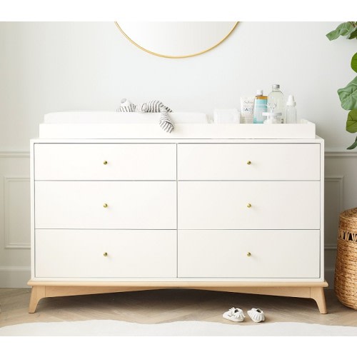 Sydney 6-Drawer Dresser & Topper Set (56w x 19d")