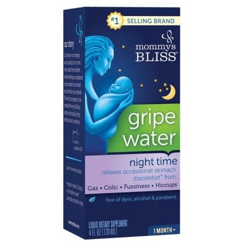 Mommy's Bliss Gripe Water Night Time for colic - 4 fl. oz.