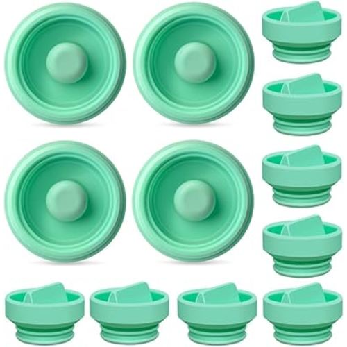 TB Tbuymax 4pc Diaphragm and 8pc Duckbill Valves Compatible with Elvie Stride Breast Pump Parts, Replace for Elvie Stride Pump Not Original Pump Seals Membrane Accessories