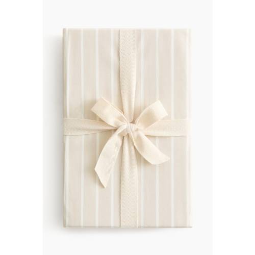 COTTON PERCALE FITTED CRIB SHEET