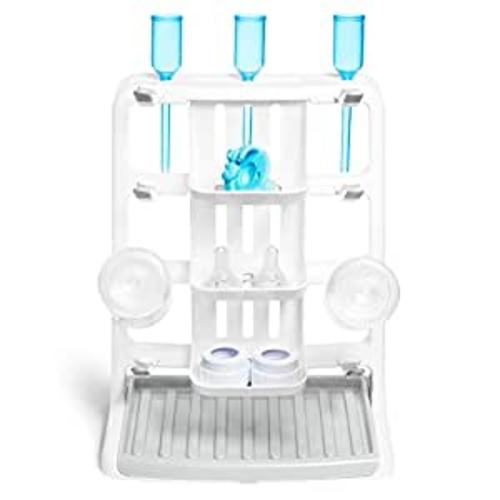 Amazon.com: Munchkin® Tidy Dry™ Space Saving Vertical Bottle Drying Rack for Baby Bottles and Accessories, White : Baby