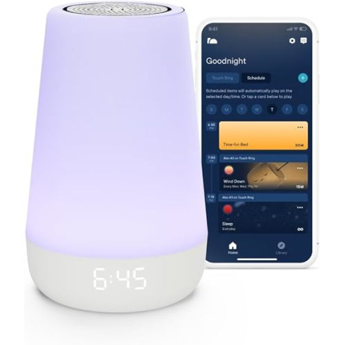 Hatch Rest Baby Sound Machine, Night Light | 2nd Gen | Registry Essential, Sleep Trainer, Routine Builder, Time-to-Rise Alarm Clock, White Noise Soother, Nursery Stories, Toddler Kids Bedroom (Wi-Fi)