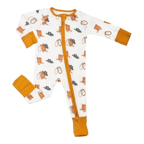 LollyBanks Baby Pajamas, 2-Way Zipper Romper, 95% Viscose Made from Bamboo and 5% Spandex, Baby Sleepers