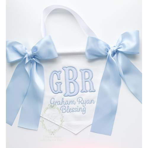 Appliqué Baby Banner