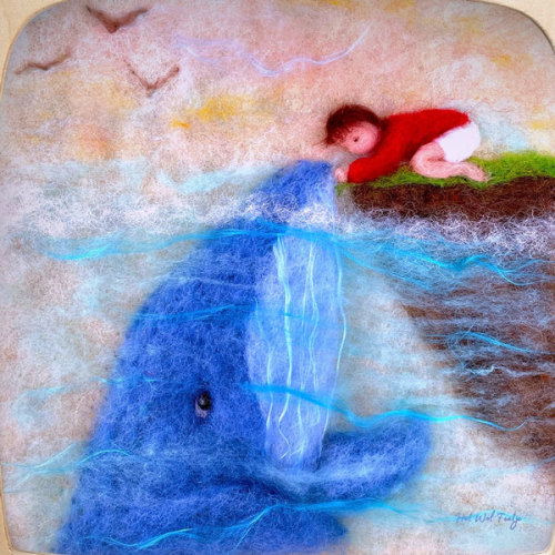 Toverlux silhouette - Het Wol Feetje - Whale Friend
