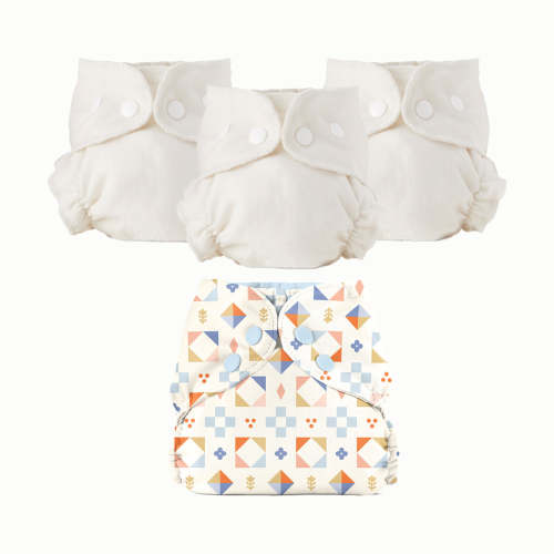 Organic Cloth Diaper Bundle Starter – Esembly
