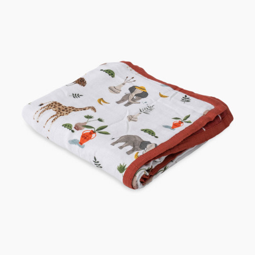 Little Unicorn Deluxe Muslin Original Quilt - Safari Social