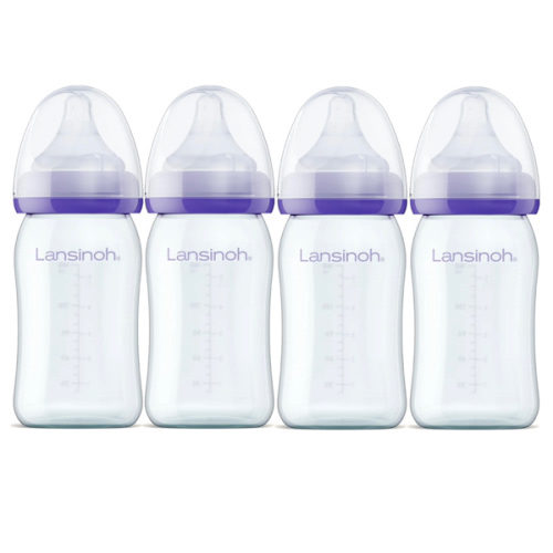 Lansinoh Glass Bottle NaturalWave| glass baby bottle