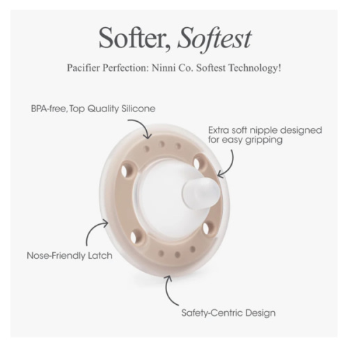 Ninni Pacifier Oatmeal 2 Pack