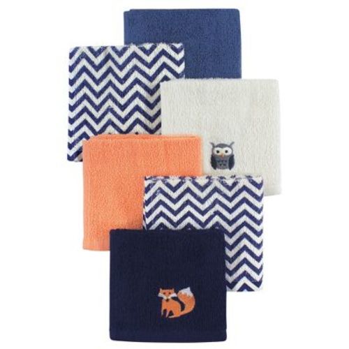 Hudson Baby Infant Super Soft Cotton Washcloths, Forest, One Size
