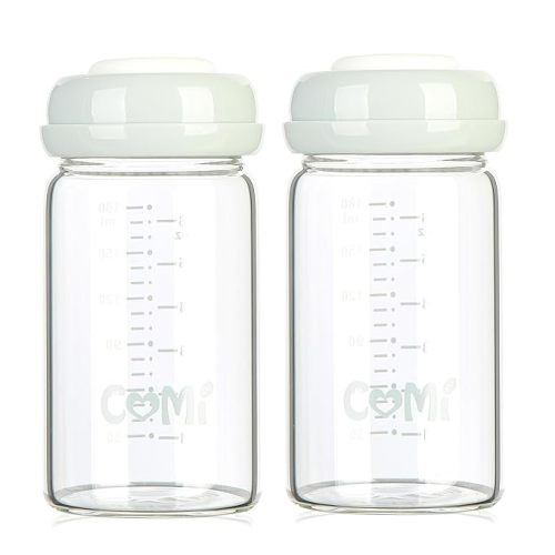 Wide Neck Glass Breastmilk Collection