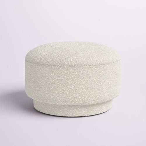 Wade Logan® Ashalyn 15" Wide Round Footstool Ottoman | Wayfair